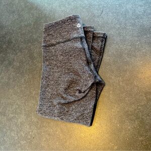 Lululemon capri black and white micro stripe